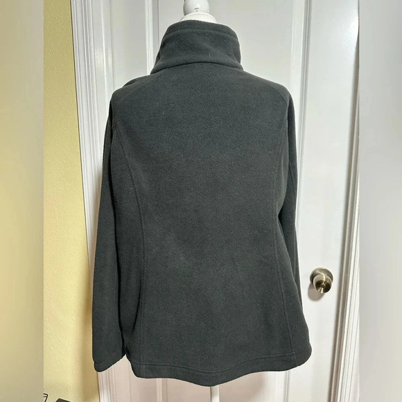 Columbia Fleece Jacket - 1X - Black - Picture 3 of 4